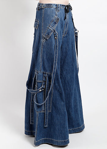 Tripp NYC Booster Strap Pant Indigo Denim