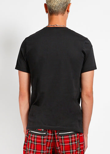 Tripp NYC Unisex Logo T Shirt - BLK/WHT
