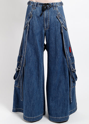 Tripp NYC Booster Strap Pant Indigo Denim