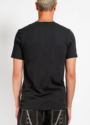 Tripp NYC Unisex Logo T Shirt - BLK/RED